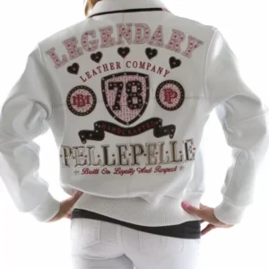 Pelle Pelle White Leather Jacket view 2