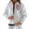 Pelle Pelle White Leather Jacket