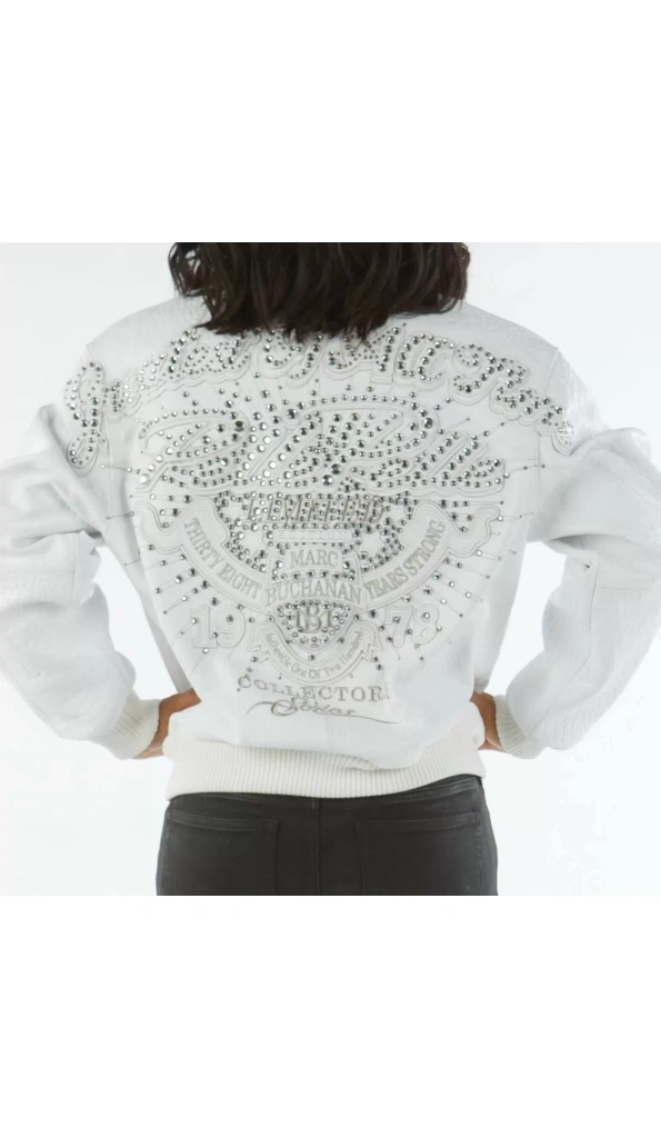 White Pelle Pelle Greatest Of All Time Jacket
