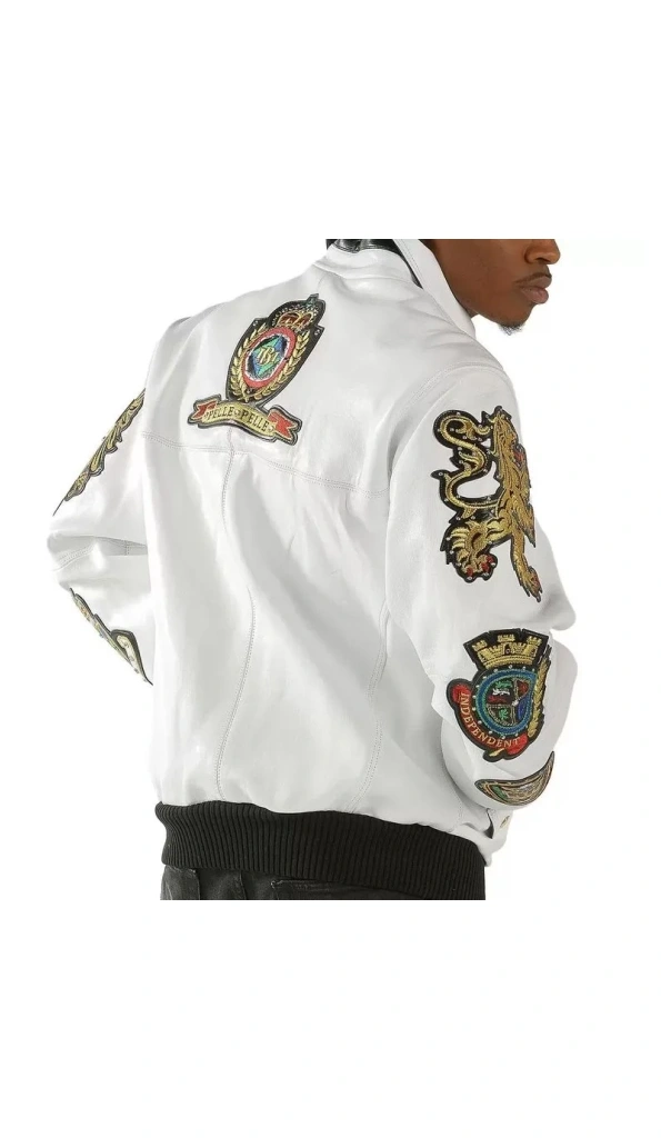 WHITE JACKET PELLE PELLE