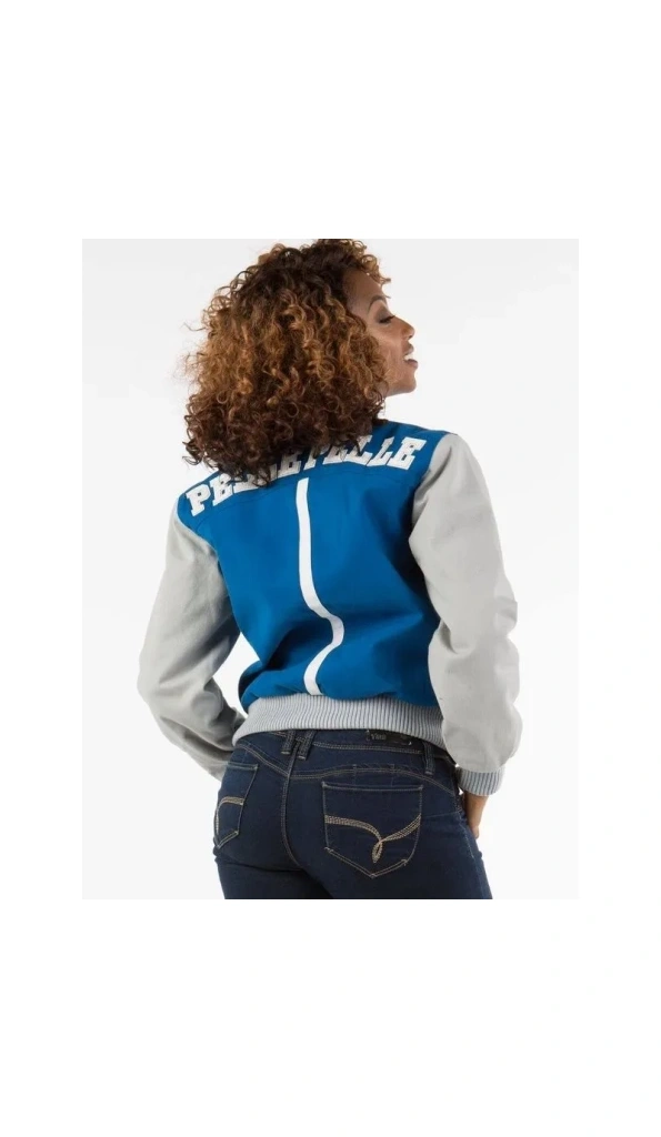 Pelle Pelle Womens Blue Varsity Jacket