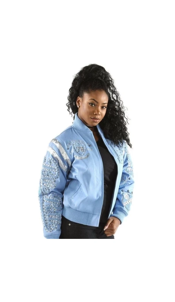 Pelle Pelle Women Queen 1978 Light Blue Jacket