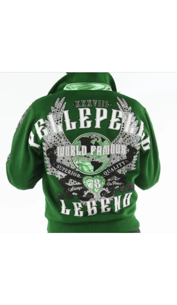 Pelle Pelle Green World Famous Legend Jacket
