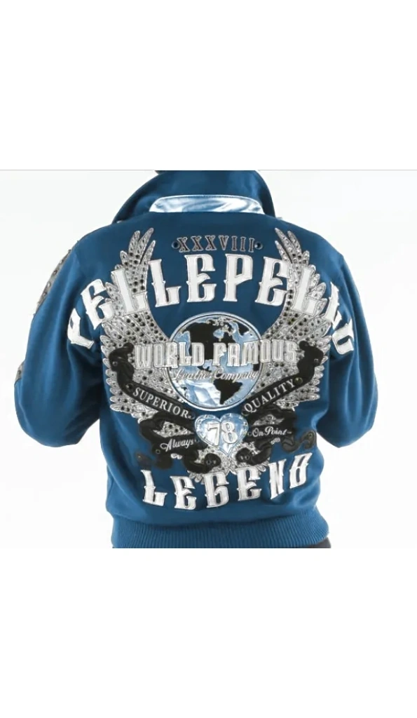 Pelle Pelle Blue World Famous Legend Jacket