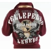 Pelle Pelle Maroon World Famous Legend Jacket