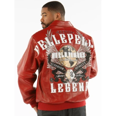 PELLE PELLE RED WORLD LEGEND JACKET