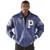 Pelle Pelle Blue MB Varsity Leather Jacket