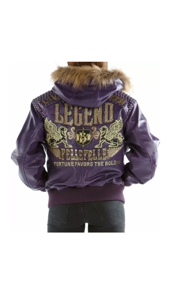 Pelle Pelle Die Like a Legend Purple Jacket