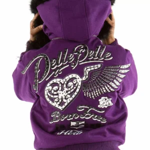 Bold Purple Pelle Pelle Flying Jacket view 1