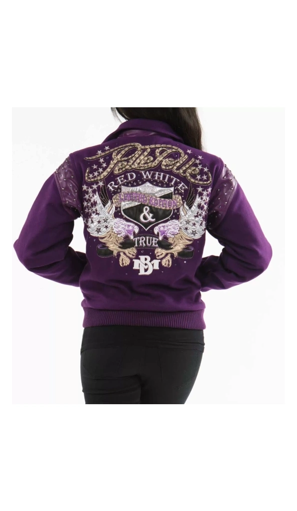 PELLE PELLE WOOL PURPLE JACKET
