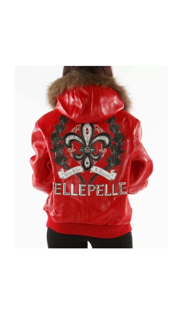 Pelle Pelle Live Like A Queen Red Jacket