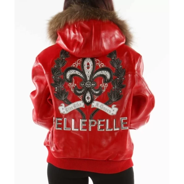 Pelle Pelle Live Like A Queen Red Jacket