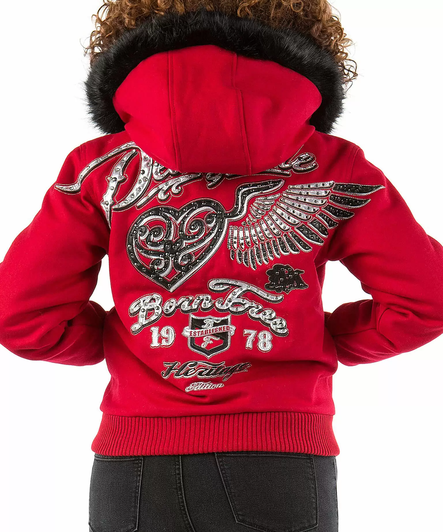Bold Red Pelle Pelle Fly Wool Jacket