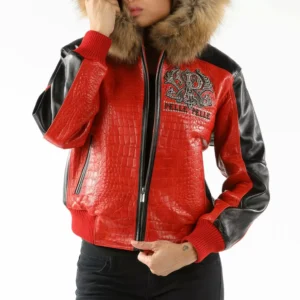 Bold Red Pelle Pelle Flawless leather Jacket view 2
