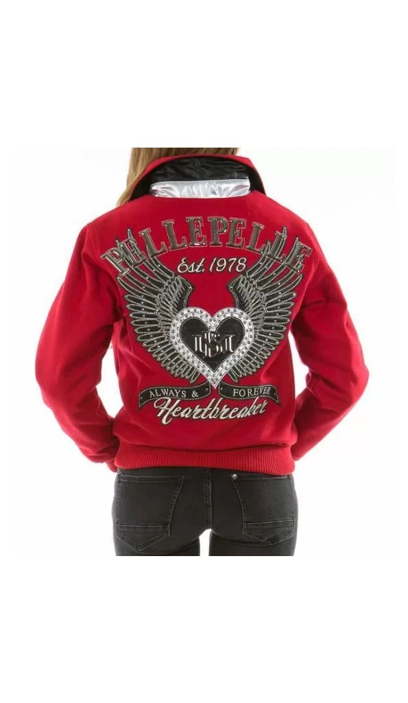 Pelle Pelle Red Heart Wool Jacket