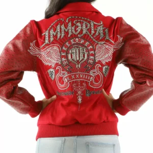 Bold Red Pelle Pelle Worldwide Revolution Jacket