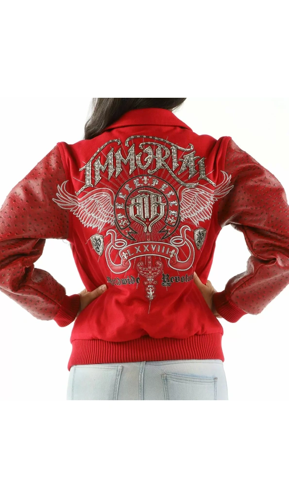 Bold Red Pelle Pelle Worldwide Revolution Jacket