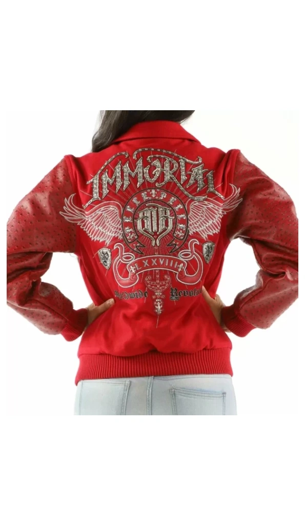 Red Pelle Pelle Immortal Revolution Jacket