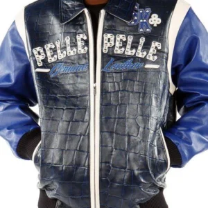 Pelle Pelle Navy Blue Street Kings 1978 Jacket view 3