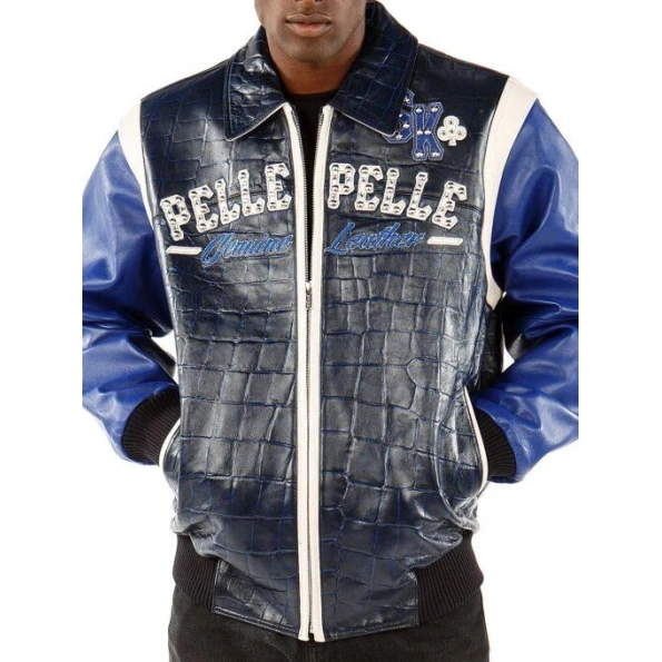 Pelle Pelle Navy Blue Street Kings 1978 Jacket