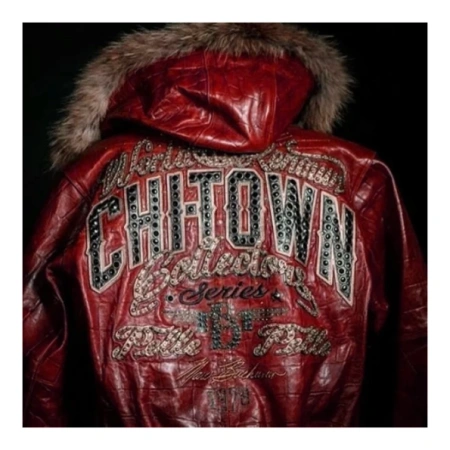 Pelle Pelle Chi-Town Red Leather Jacket