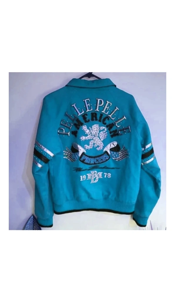 Pelle Pelle American Cyan Leather Jacket
