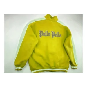 Pelle Pelle Yellow Varsity Cotton Jacket view 2