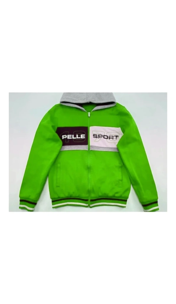 Pelle Pelle Green Wool Hood Jacket | Women & Men