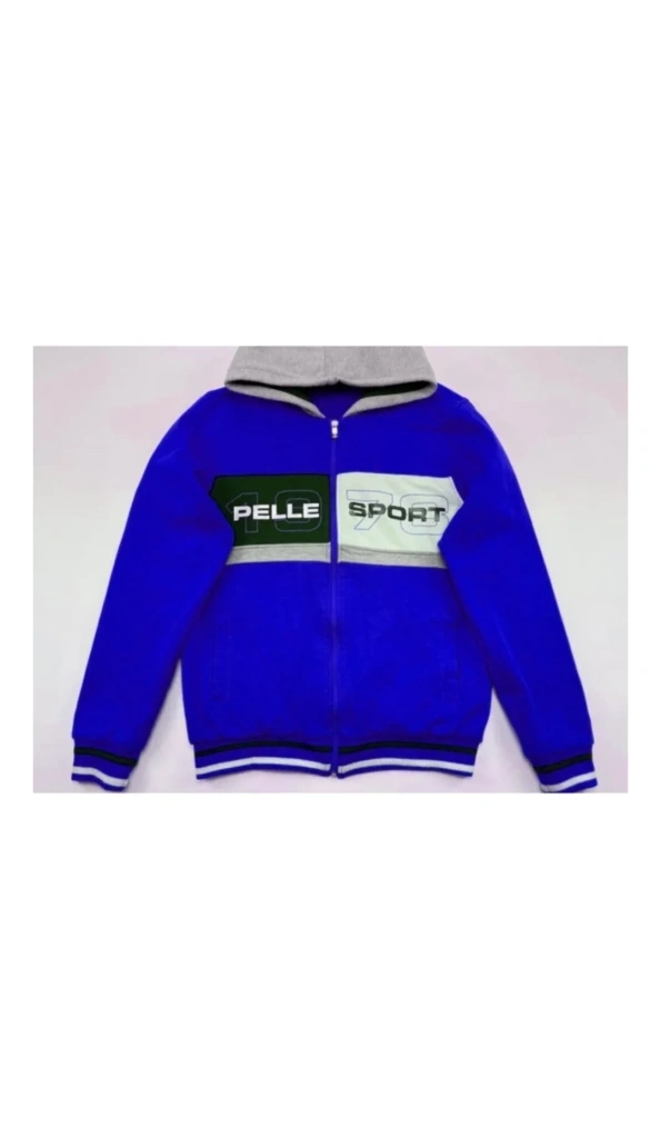 Pelle Pelle Dark Blue Wool Hood Jacket | Women & Men