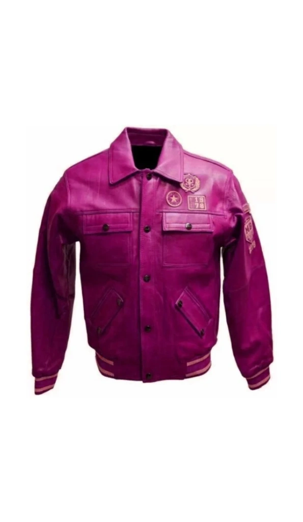Pelle Pelle Star 1978 Pink Leather Jacket