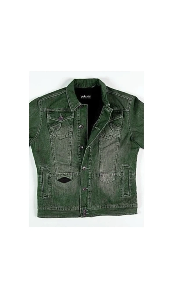 Pelle Pelle Light Green Jeans Jacket