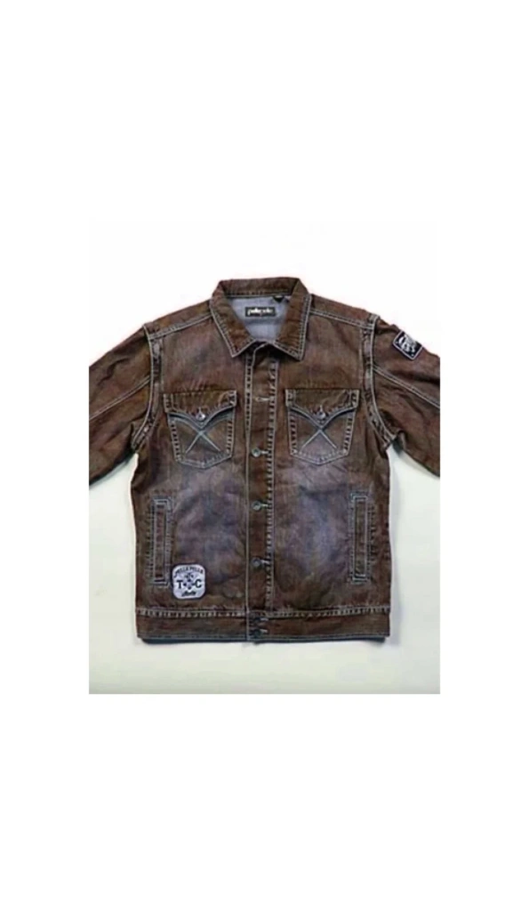Pelle Pelle Brown Jeans Jacket
