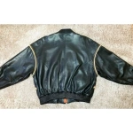 BLACK PELLE PELLE LEATHER JACKET