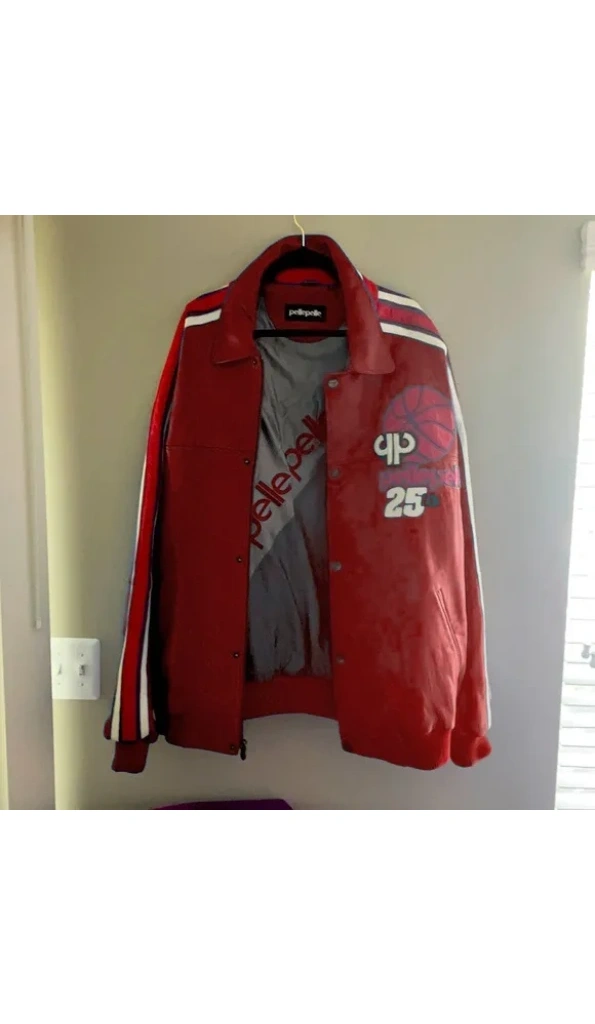 Pelle Pelle Red Basketball 1978 Jacket | Leather Jacket