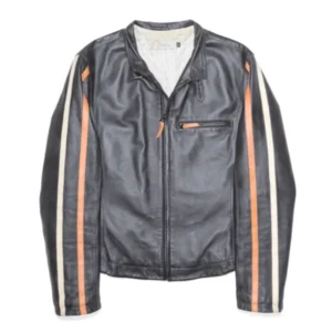 BIKER BLACK PELLE PELLE JACKET