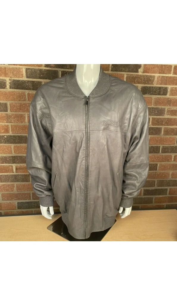 PELLE PELLE SMOKE GRAY MARC BUCHANAN JACKET