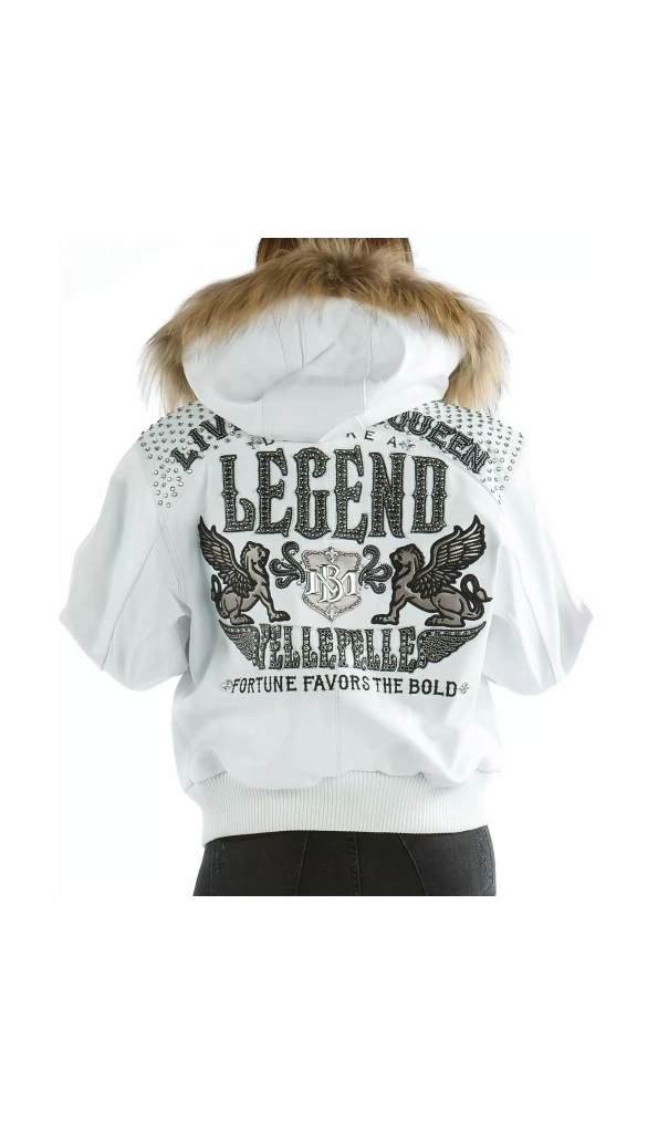 Pelle Pelle White Like a Queen Jacket