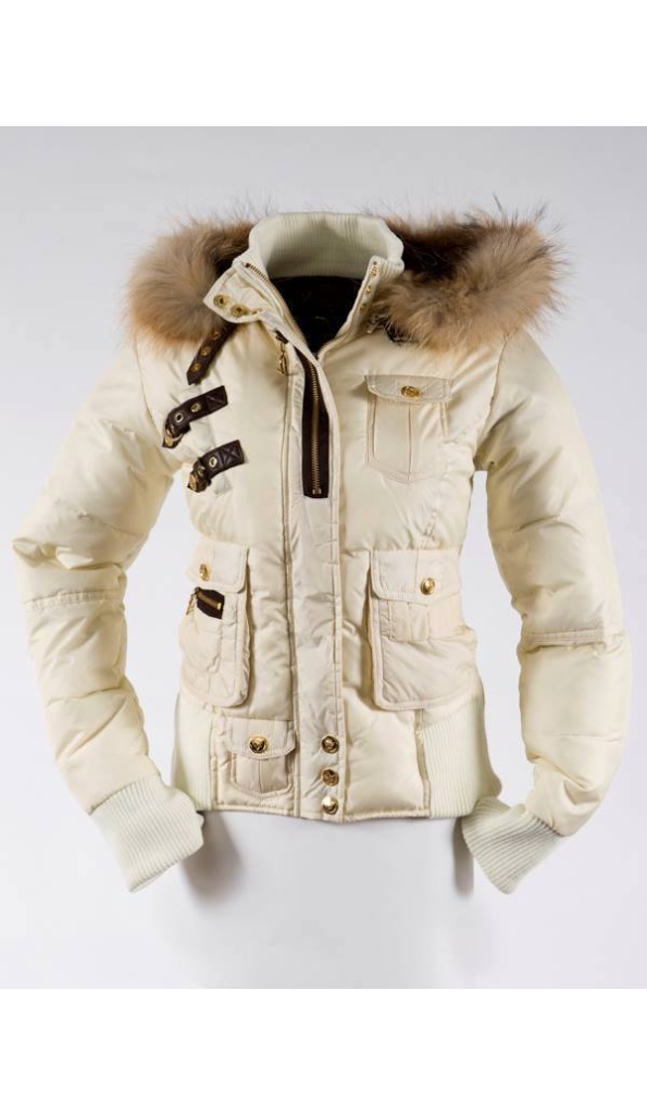 Pelle Pelle White Fur Hood Coat | Winter Jacket