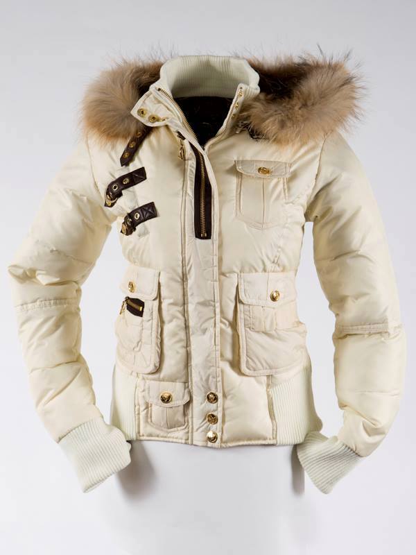 Pelle Pelle White Fur Hood Coat | Winter Jacket