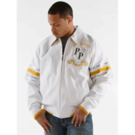 AMERICAN WHITE WOOL JACKET