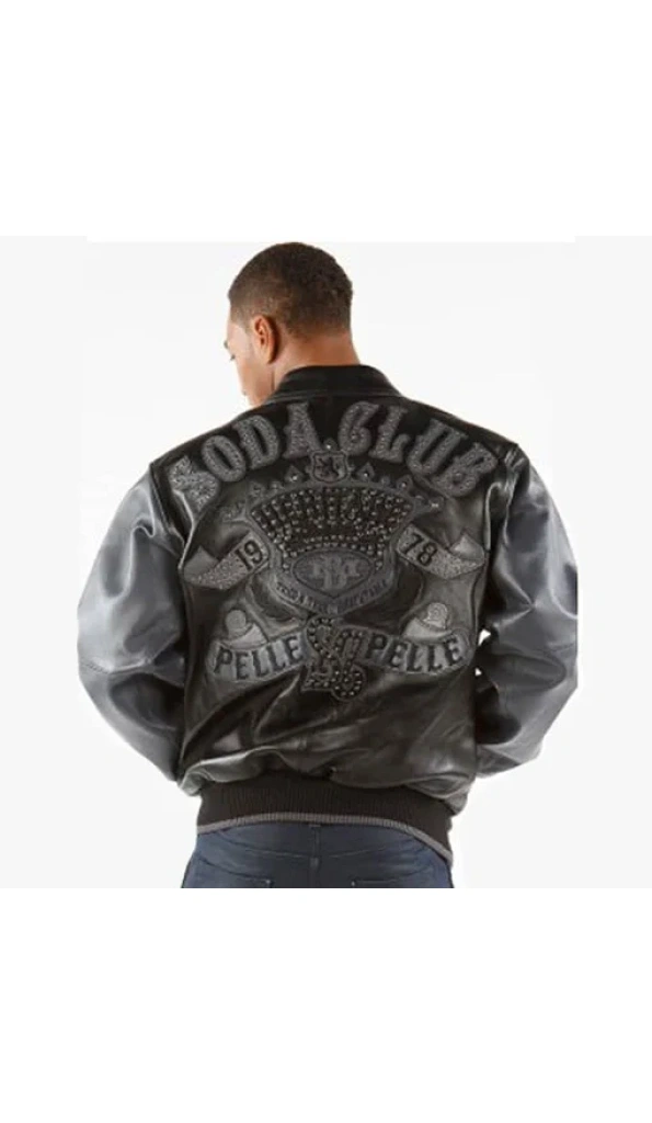 Pelle Pelle Men Soda Club Leather Jacket | Black Jacket