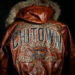 PELLE PELLE CHITOWN FUR HOODED BROWN LEATHER JACKET