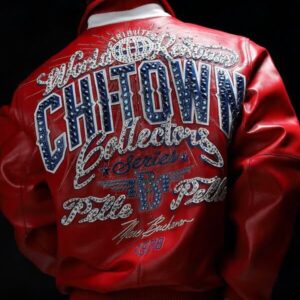 PELLE PELLE CHITOWN RED LEATHER JACKET