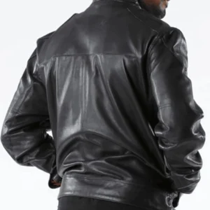 Pelle Pelle Black Burnish Mosaic Jacket | Leather Jacket view 2