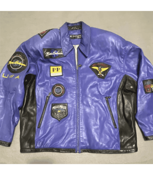 Pelle Pelle Purple MB Soft Leather Jacket | Men & Women