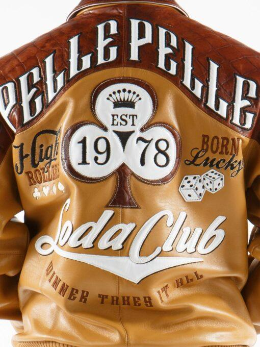 Pelle Pelle Men High Roller Leather Jacket | Varsity Jacket view 3