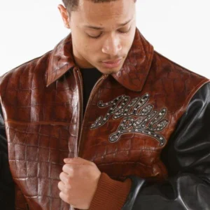 Pelle Pelle Men Brown Chief Keef Jacket | Legendary Jacket view 3