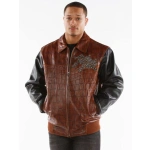 Pelle Pelle Men Brown Chief Keef Jacket