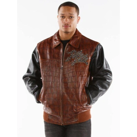 Pelle Pelle Men Brown Chief Keef Jacket