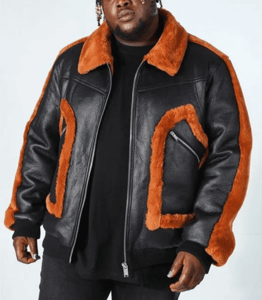 Pelle Pelle Men Leather Aviator Jacket | Fur Jacket